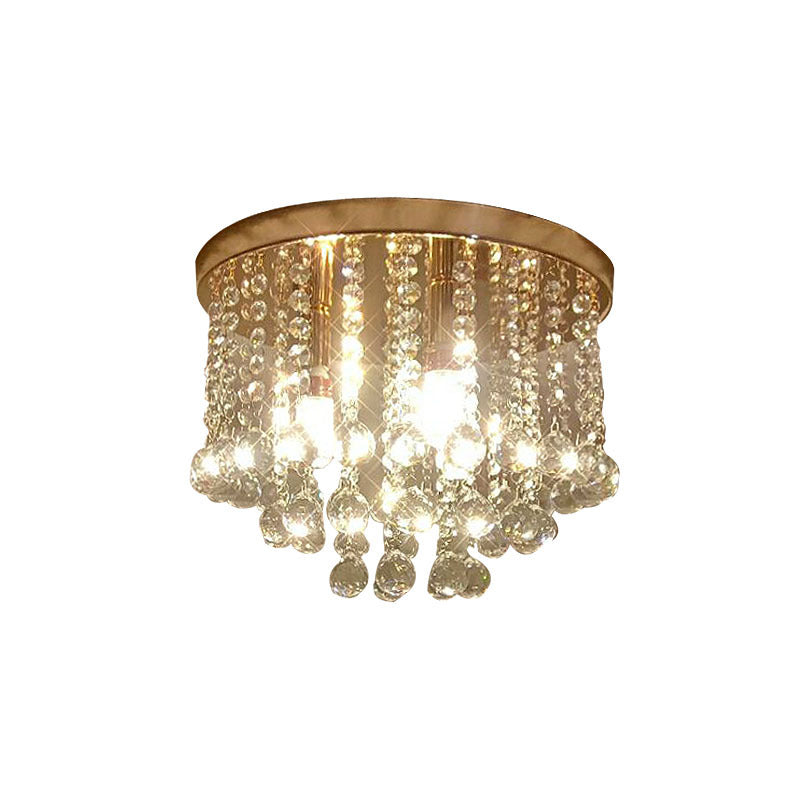 Round Crystal Aisle Entrance Corridor Ceiling Lighting GND Products