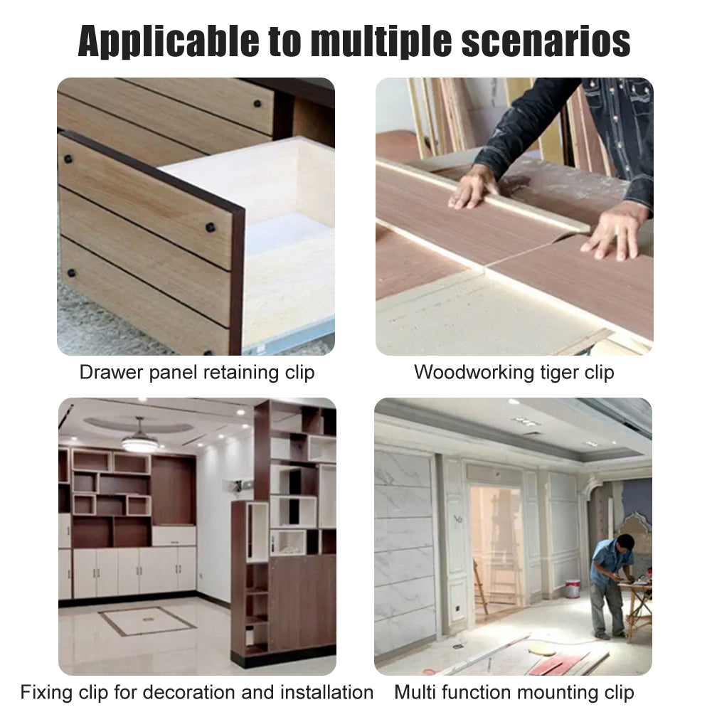 Drawer Panel Auxiliary Installation G-shaped Clip