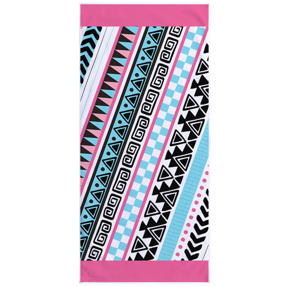 Microfiber Square Print Beach Towel Saor Style