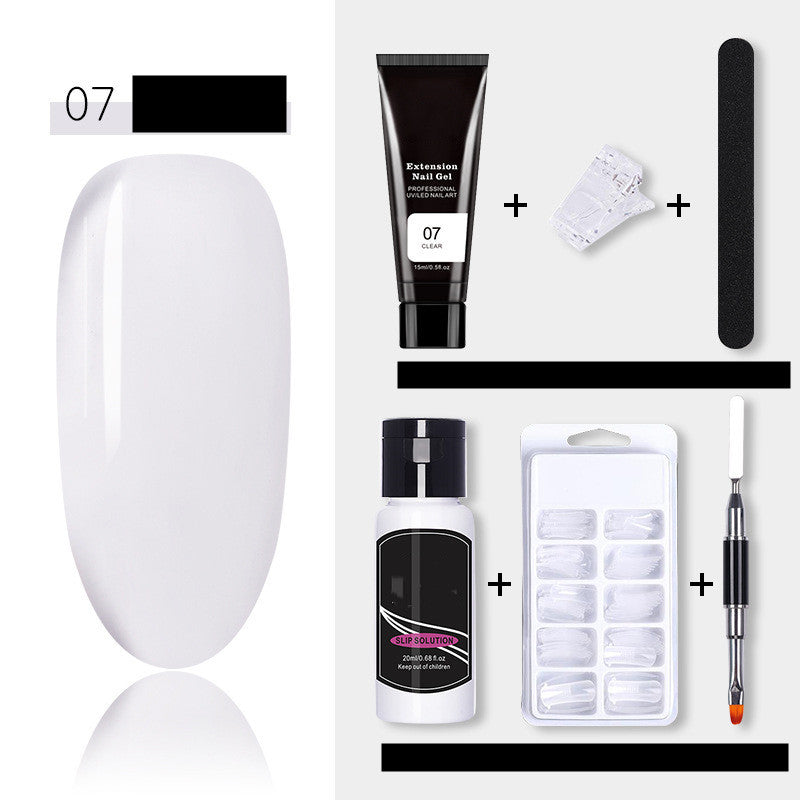 Nail Art Solid Extension Glue Long Crystal Model Crystal Glue Set GND Products