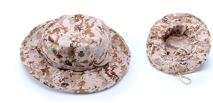 Camouflage Summer Fisherman Outdoor Sunscreen Hat