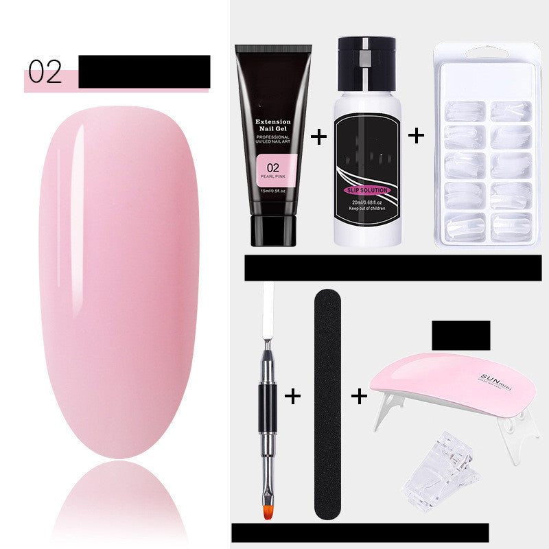Nail Art Solid Extension Glue Long Crystal Model Crystal Glue Set GND Products