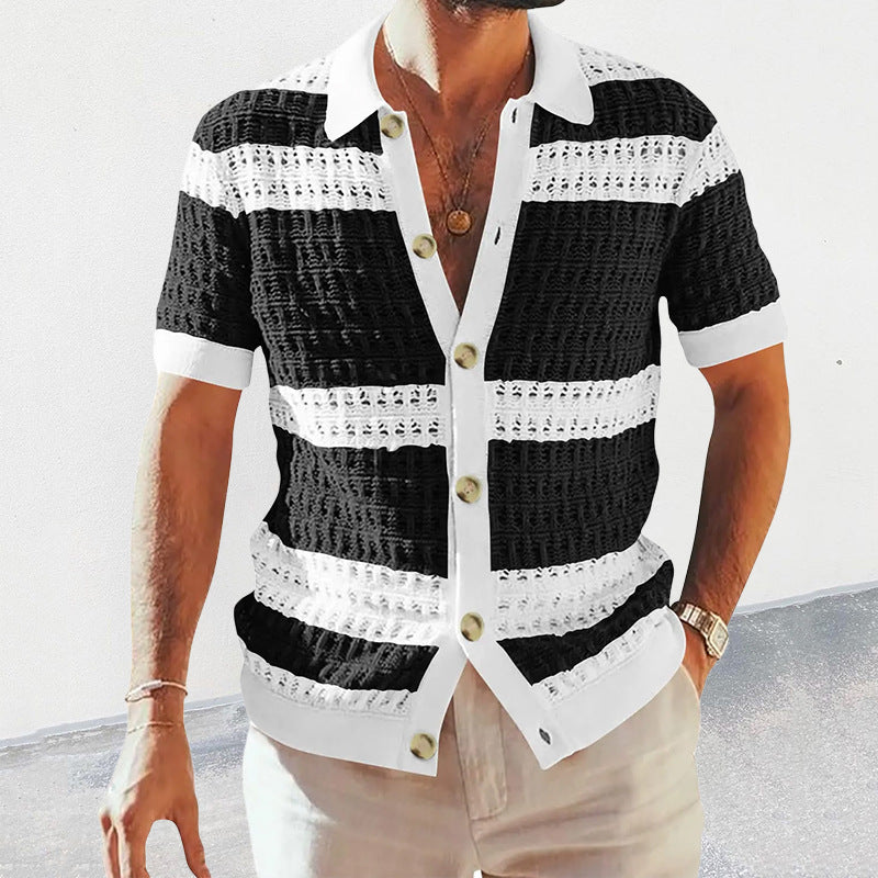 Summer Collar Shirts Men Casual Formal Saor Style