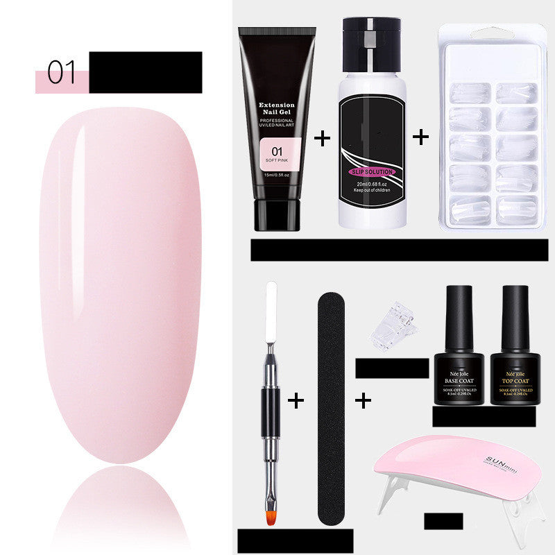 Nail Art Solid Extension Glue Long Crystal Model Crystal Glue Set GND Products