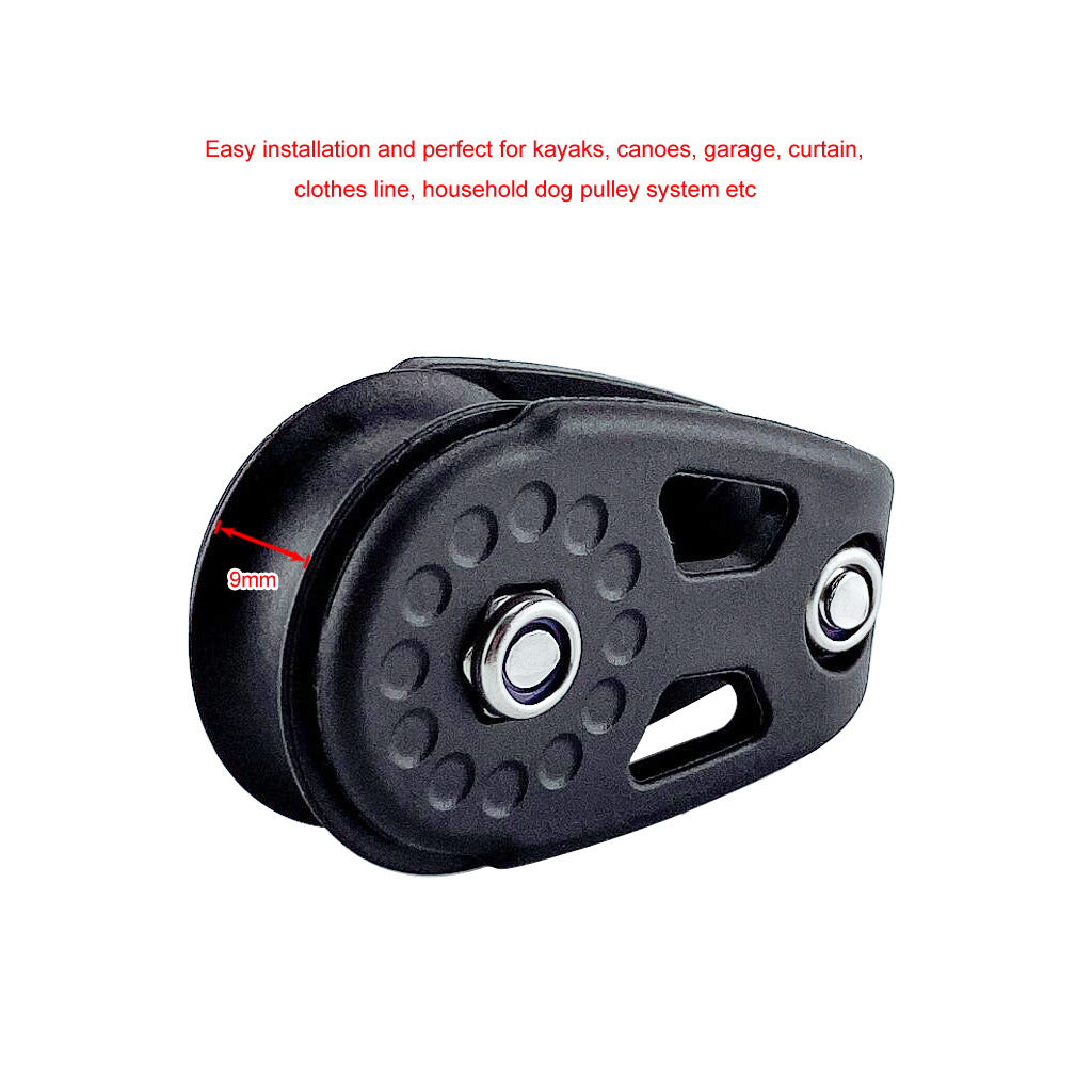 Plastic Black Durable Kayak Pulley GND Products