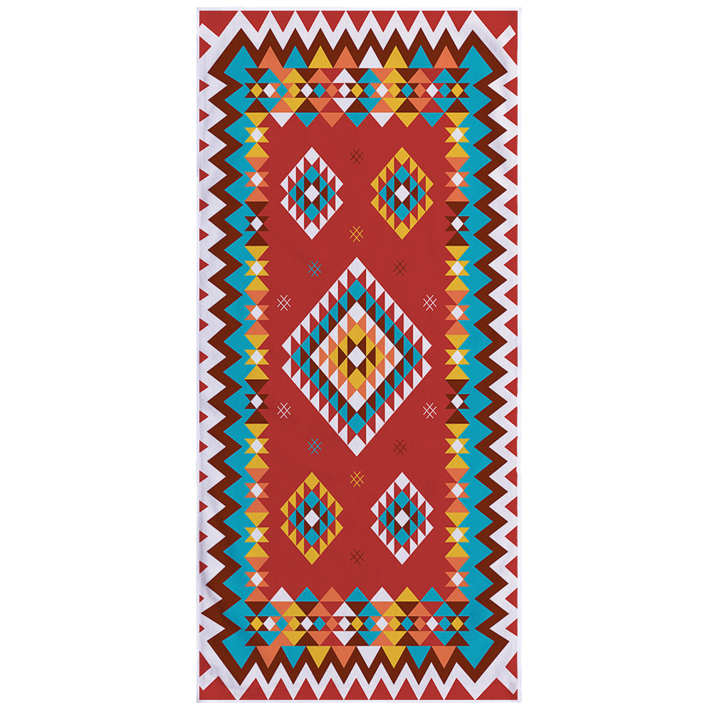Microfiber Square Print Beach Towel Saor Style