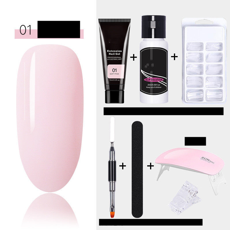 Nail Art Solid Extension Glue Long Crystal Model Crystal Glue Set GND Products