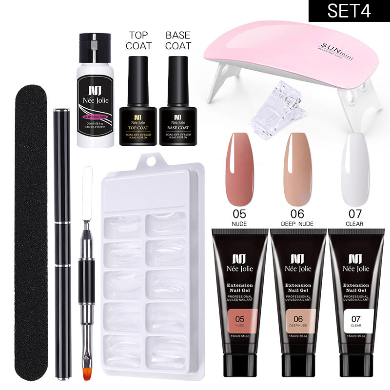 Nail Art Solid Extension Glue Long Crystal Model Crystal Glue Set GND Products