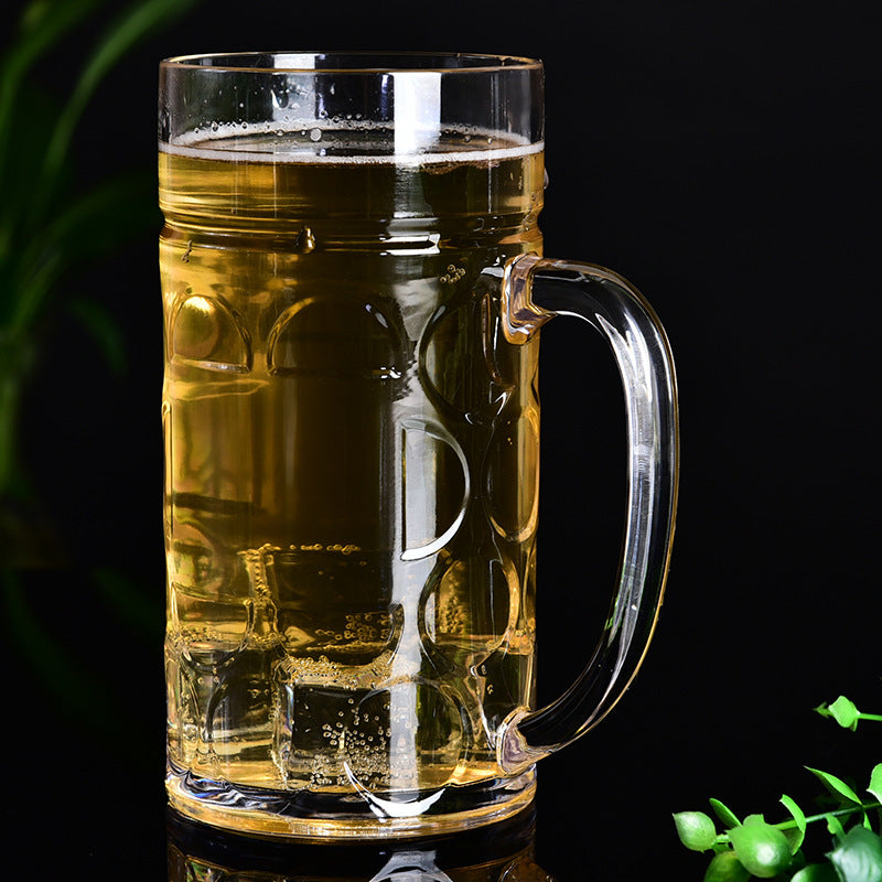 Plastic Beer Pineapple Mug With Handle Saor Style