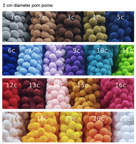 WARM MIST Saveplace® chair/table hammock with pom poms Grey Chaos