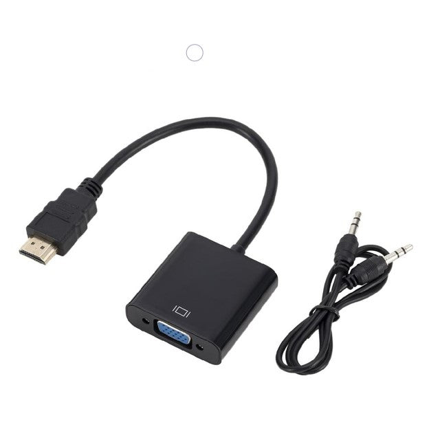 A 1080P HDMI-compatible to VGA Adapter For Xbox PS4 PC Lilac Milo