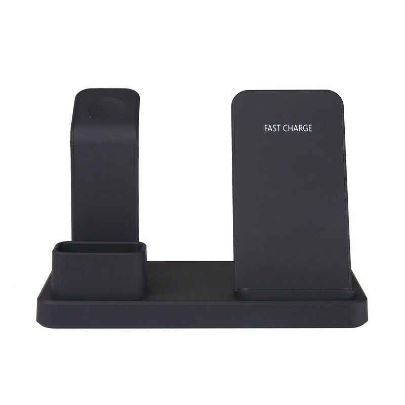 3-in-1 Fast Wireless Chargers Charging Pad for Mobile Phone/iWatch Lilac Milo