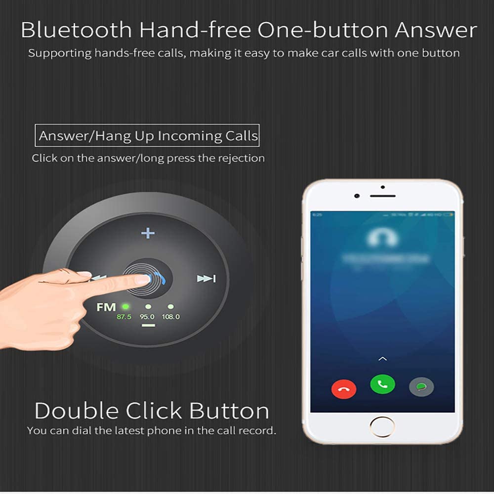 Car USB FM Transmitter Bluetooth FM Receiver Teal Simba