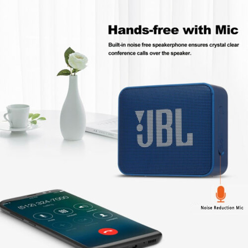 IPX7 Waterproof JBL GO 2 Wireless Bluetooth Speaker for Outdoor Lilac Milo