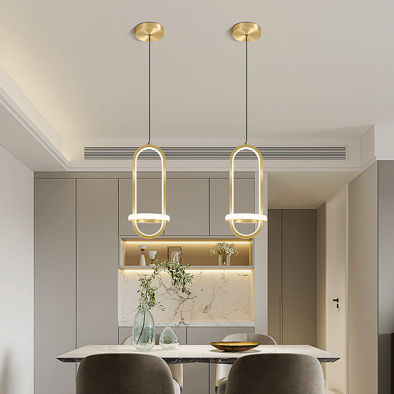 Modern Simple Led Bedroom Bedside Chandelier Nordic Creative Personality GND Products