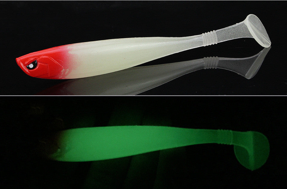 Grooved Back Rainbow Fish PVC Material Fake Fishing Bait GND Products