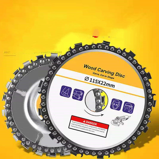 Angle Grinder Chain Plate 4-inch 22 Cutting Woodworking Slotted Saw Blade 45-inch Cutting 5-inch Polishing Pad GND Products