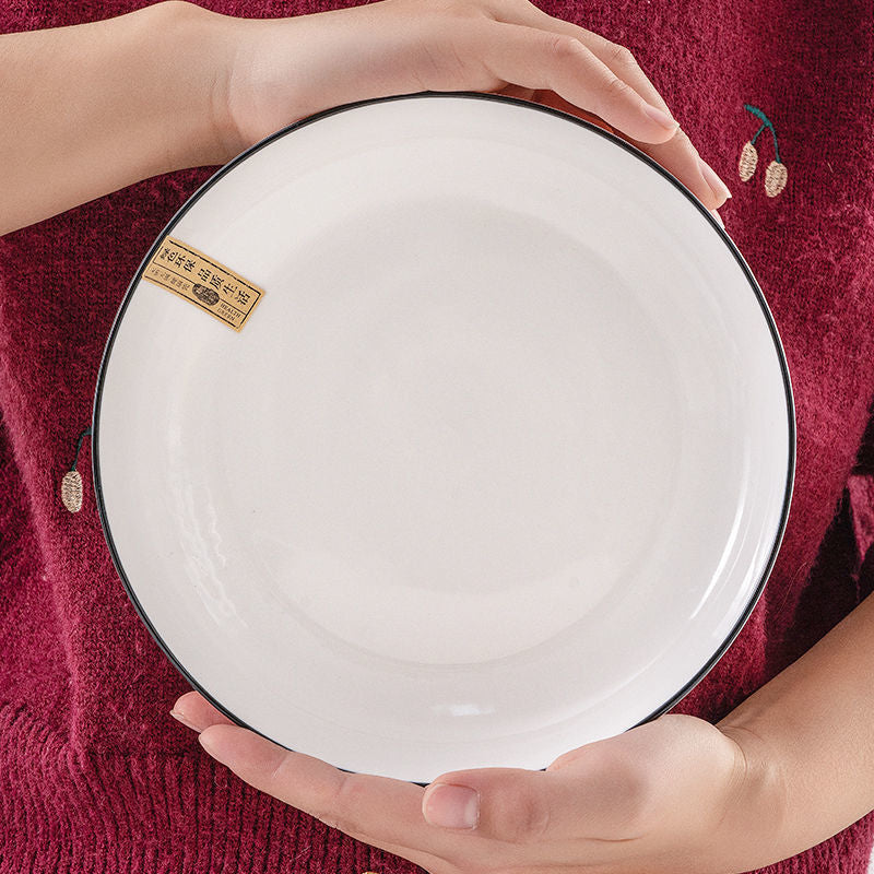 Japanese Deep Dish Nordic Creative Ceramic Tableware Saor Style