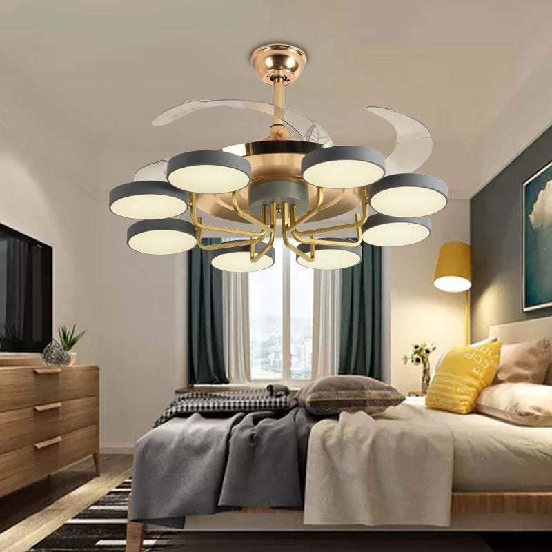 Modern Nordic Stealth Simple With Light Fan GND Products