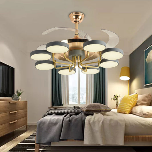 Modern Nordic Stealth Simple With Light Fan GND Products