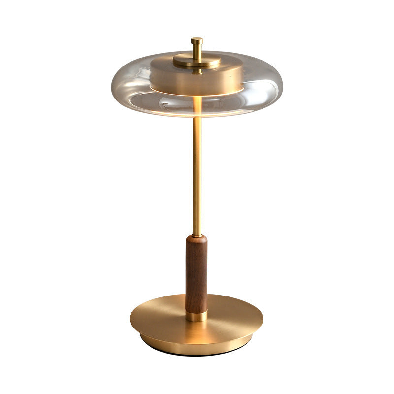 Nordic Light Luxury Brass Walnut Floor Lamp GND Products