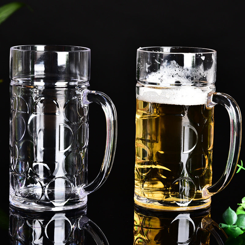 Plastic Beer Pineapple Mug With Handle Saor Style