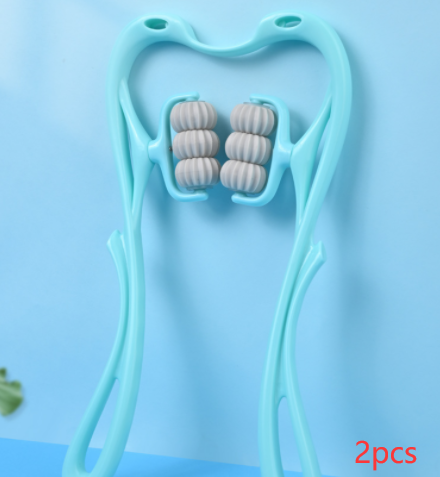 Multifunctional Manual Six-wheel Neck Massager Massage Relieve Roller Massage Tool GND Products