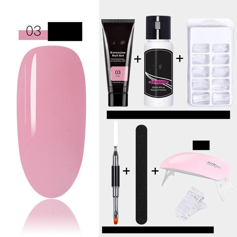 Nail Art Solid Extension Glue Long Crystal Model Crystal Glue Set GND Products