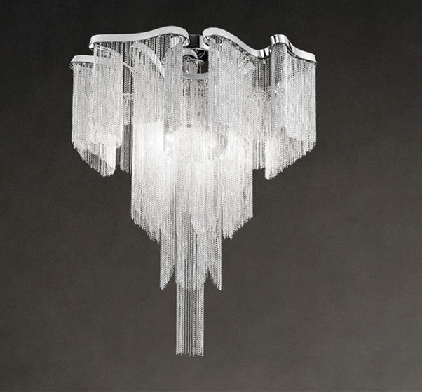 Nordic Light Luxury Tassel Aluminum Chain Living Room Ceiling GND Products