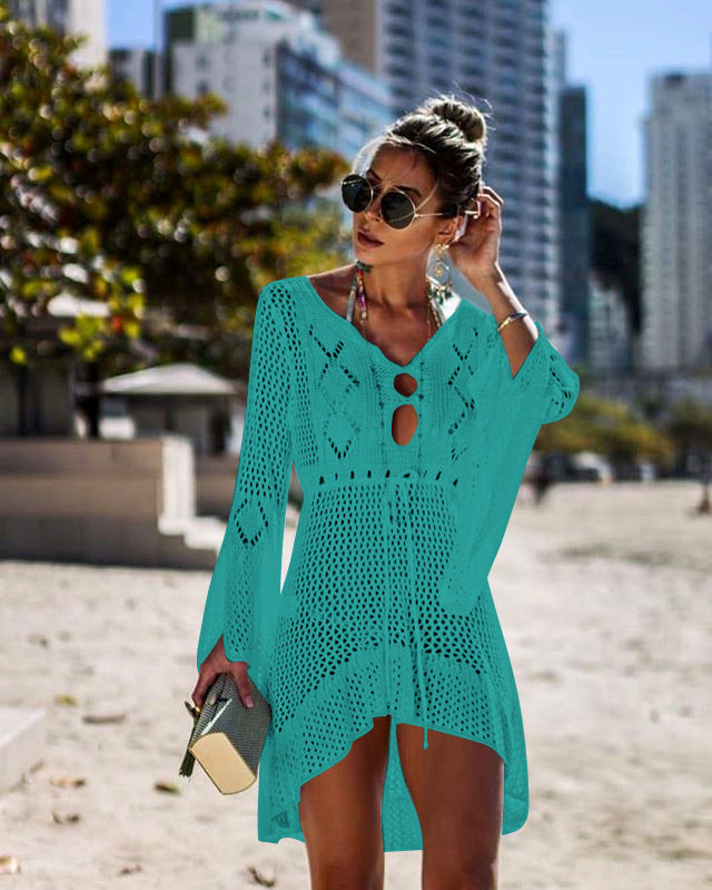 Bikini Women Swimsuit Cover-up Beach Bathing Beach Dress Saor Style