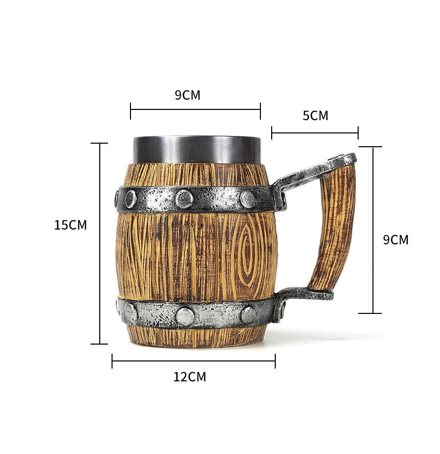 Large Capacity Beer Beer Steins Mark Cup Saor Style