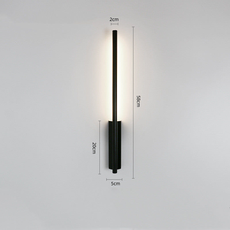 Minimalist Golden Line Wall Lamp
