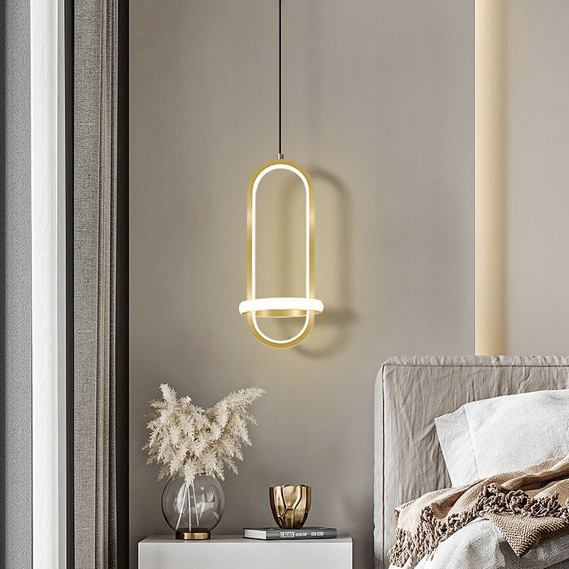 Modern Simple Led Bedroom Bedside Chandelier Nordic Creative Personality GND Products