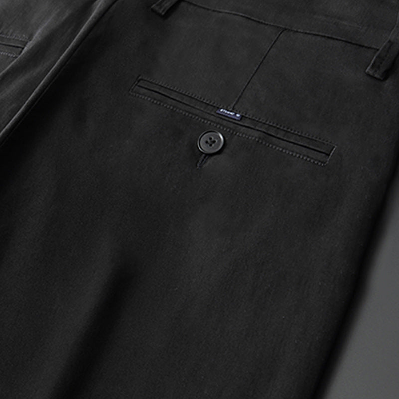 Men's Breathable Elastic Thin Business Casual Pants