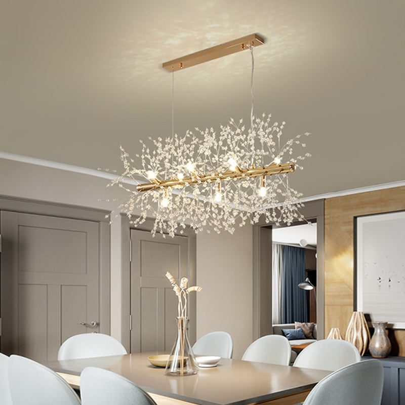 Dandelion Crystal Chandelier Restaurant Bedroom Clothing Shop Lighting GND Products