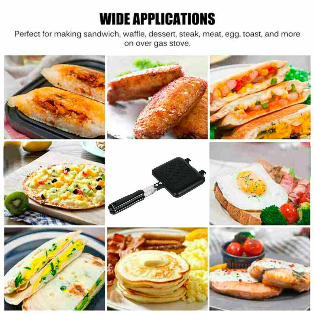 Sandwich Toastie Maker Toaster Machine Breakfast Non-stick Camping Stove Toaster GND Products