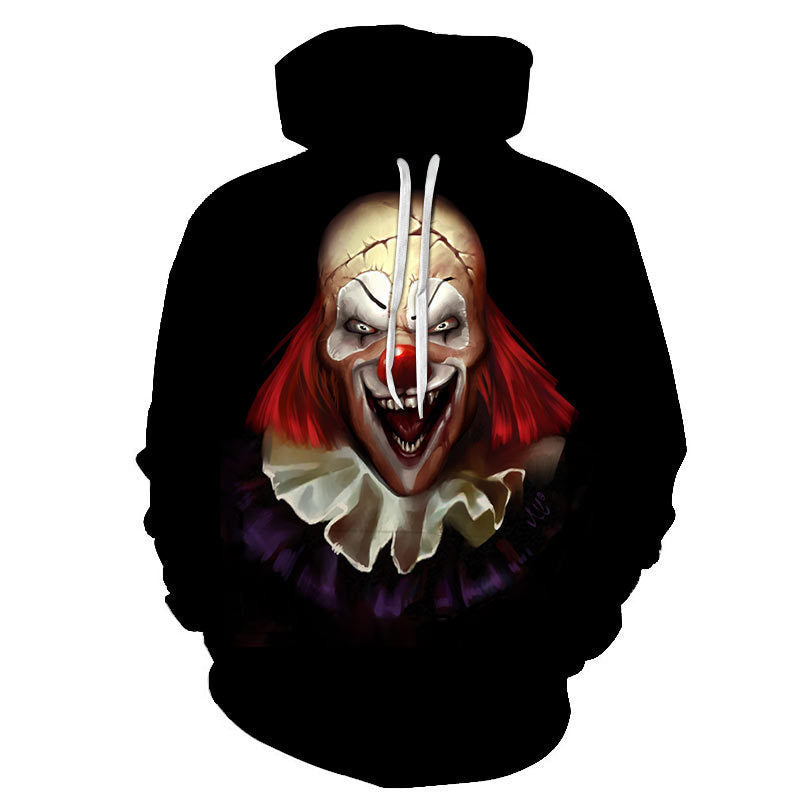 Large selection of digitally Printied Loose Hooded Casual Sweatshirt