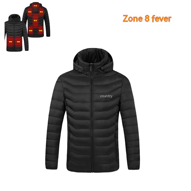 Winter Smart Couples Constant Temperature Cotton Clothing USB Electric Heating