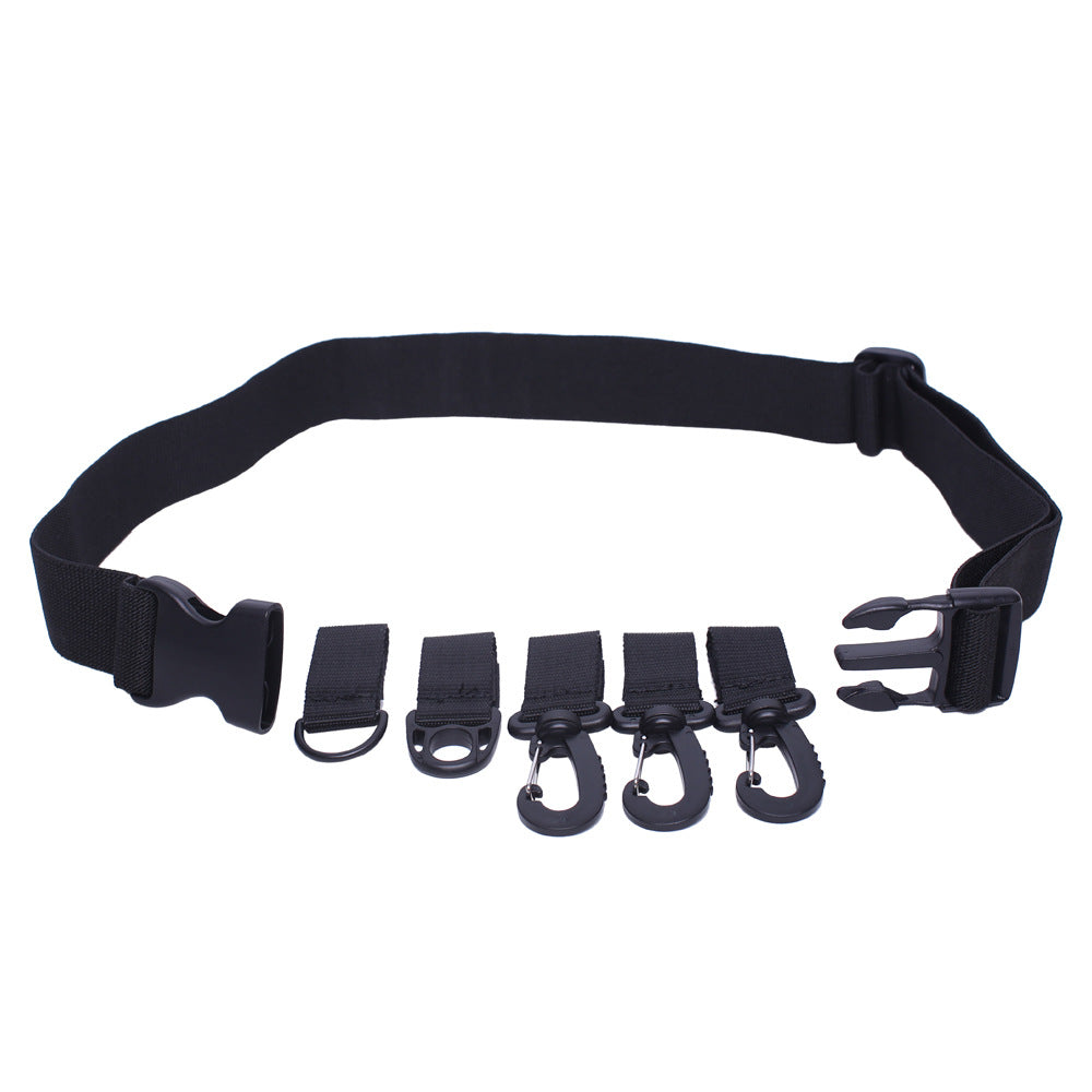 Outdoor Supplies Fishing Waders Fishing Accessories Belt Buckle D Ring Hook GND Products