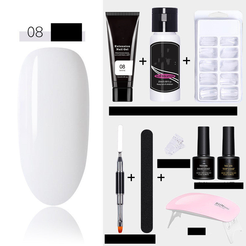 Nail Art Solid Extension Glue Long Crystal Model Crystal Glue Set GND Products