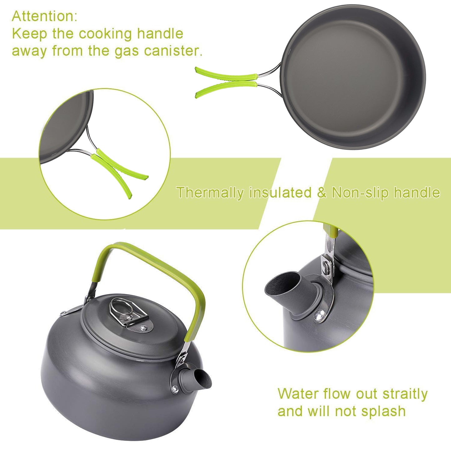 Camping Cooker Outdoor Teapot Combination Picnic Pot Set GND Products