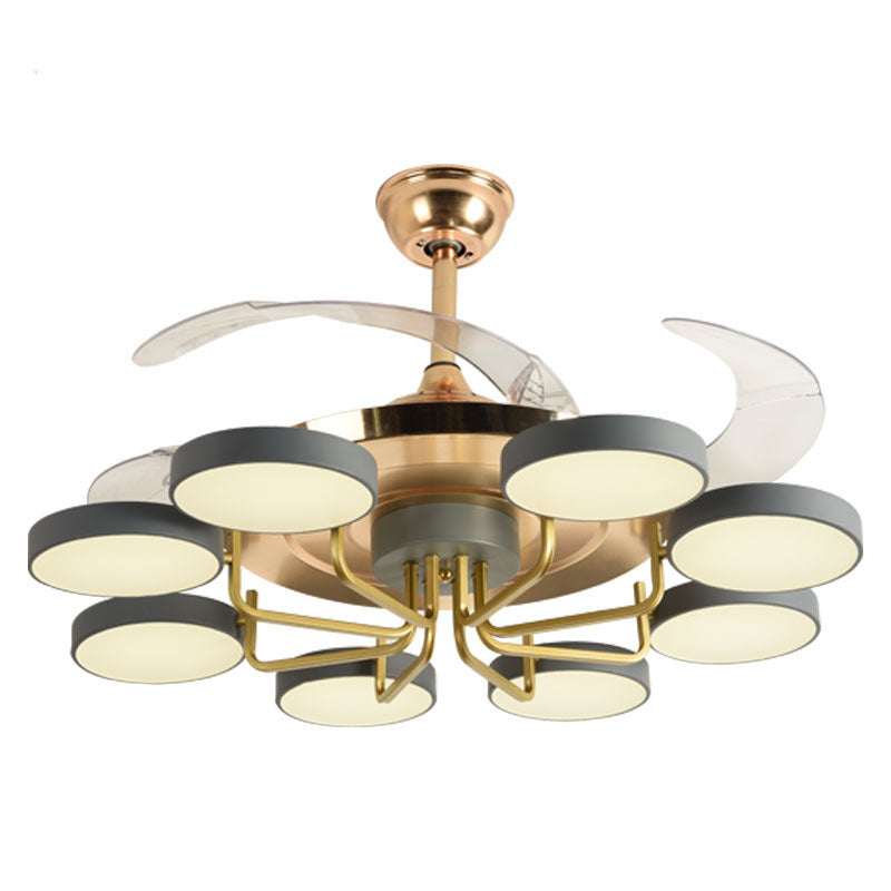 Modern Nordic Stealth Simple With Light Fan GND Products