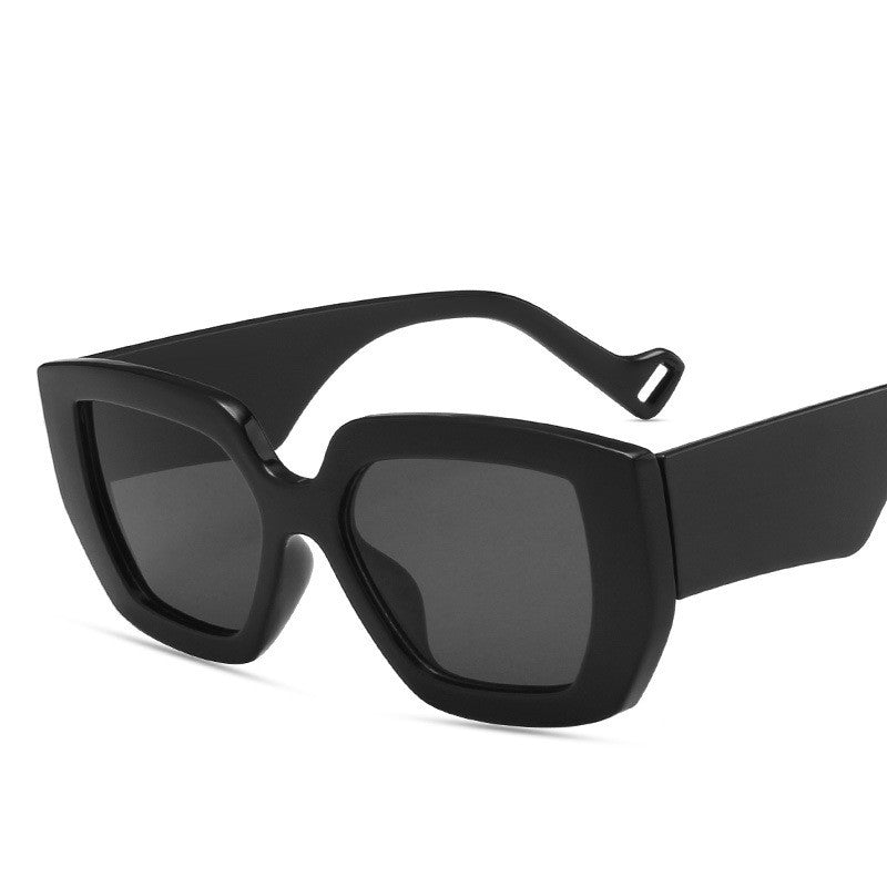 Side Sunglasses Personality Polygon Contrast Sunglasses Retro Sunglasses Saor Style