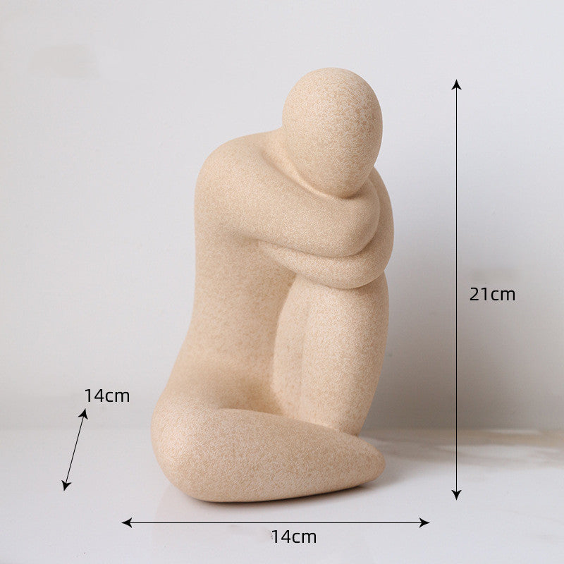 Nordic Minimalist Art Abstract Character Ornament Saor Style