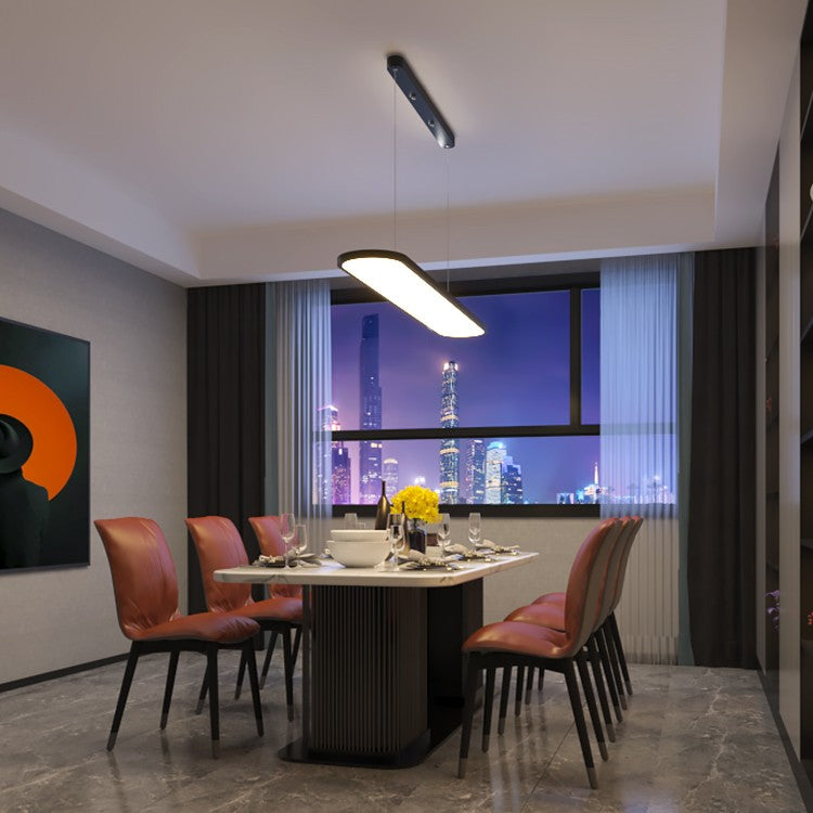 Modern Simple Creative Strip Bar Led Office Lighting Restaurant Chandelier GND Products