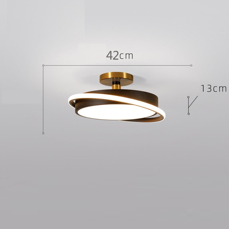 Bedroom Light Nordic Simple Modern Light Luxury Creative Round Led Ceiling Light Restaurant Designer Master Bedroom Room Light GND Products
