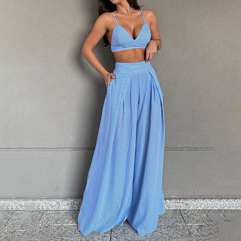 Women's Fashion Slim Strap Tube Top Suit Saor Style