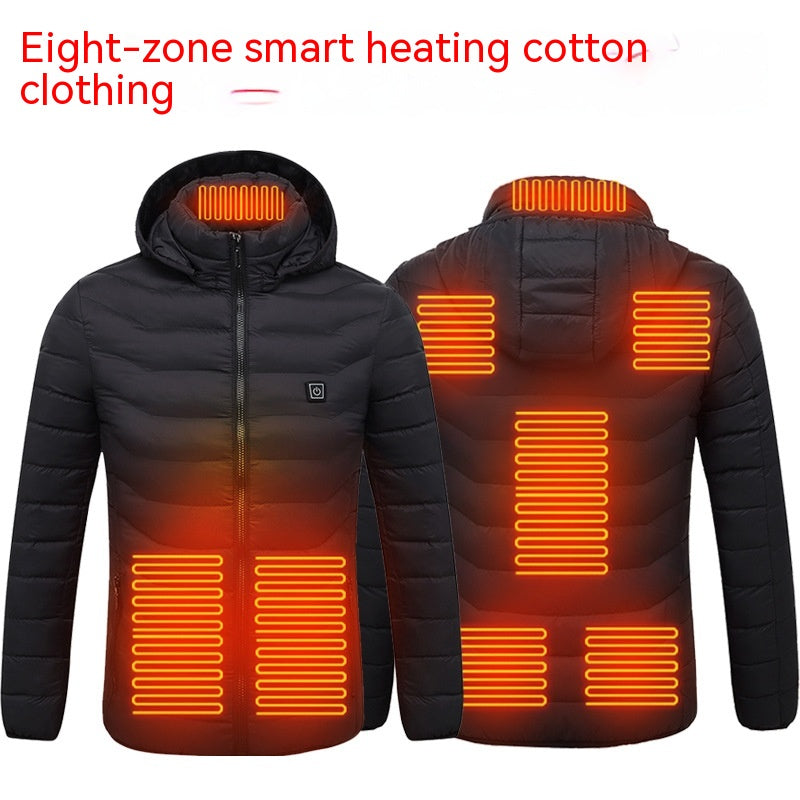 Winter Smart Couples Constant Temperature Cotton Clothing USB Electric Heating