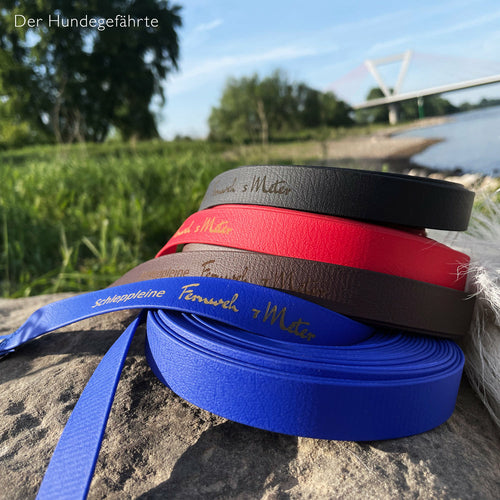 Schleppleine FERNWEH aus BioThane®/POP - Band Mauve Athena