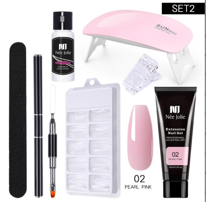 Nail Art Solid Extension Glue Long Crystal Model Crystal Glue Set GND Products